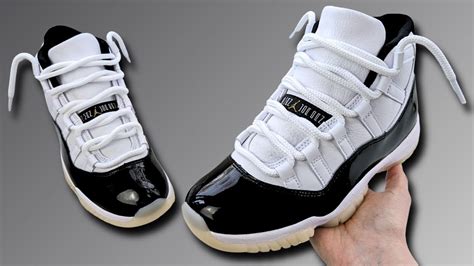 How To Lace Nike Air Jordan 11 Loosely Best Way Youtube