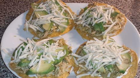 Como Preparar Tostadas De Tinga En Salsa Verde ♡♡estilo Sonido