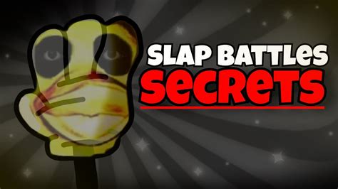 Slap Battles SECRETS Slap Battles Roblox YouTube