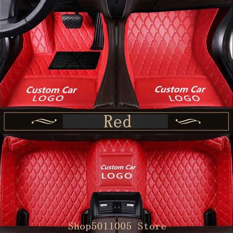 Custom Logo Car Floor Mats For Mercedes Benz A C Cla E Class W169 W176 W245 W246 W203 W204 W205