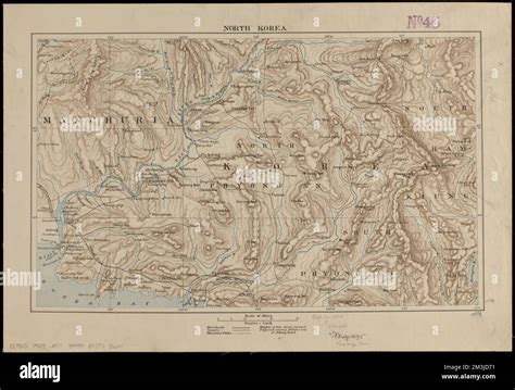 North Korea Korea North Maps Norman B Leventhal Map Center