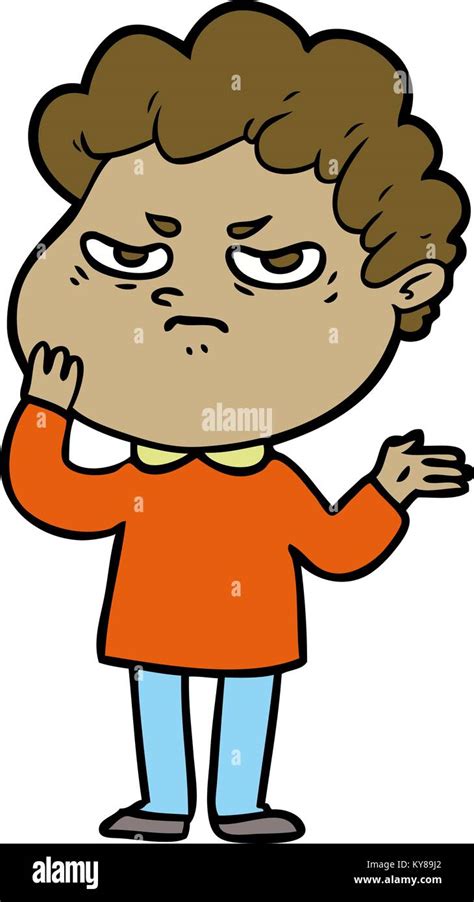 cartoon angry man Stock Vector Image & Art - Alamy