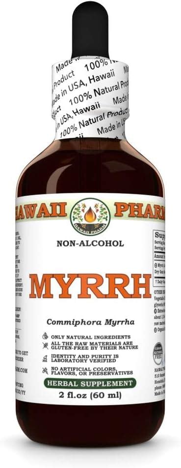 Amazon Myrrh Alcohol Free Liquid Extract Organic Myrrh