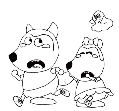 Wolfoo coloring pages | Coloring pages, Cartoon drawings, Peppa pig ...