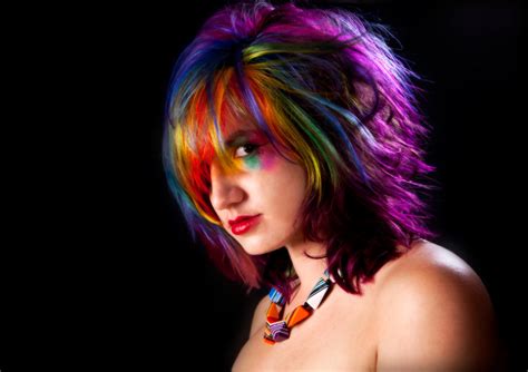 Anya Goy Rainbow Hair Colour By Littlehippy On Deviantart