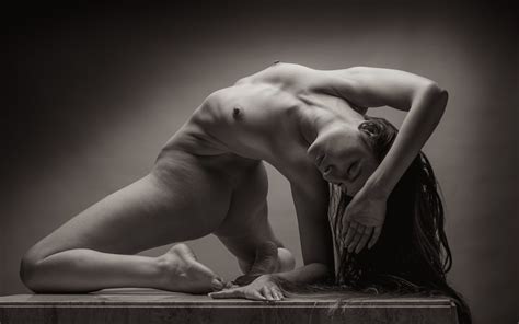 Back Bend Mono Artistic Nude Photo By Photographer Rick Jolson At