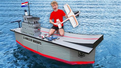 Duct Tape Vliegdekschip Bouwen Met Rc Vliegtuigen Youtube