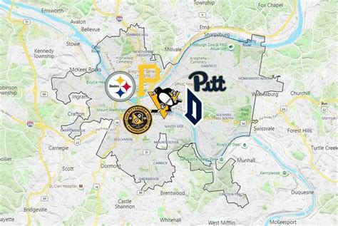 Sports Teams in Pittsburgh – Sport League Maps