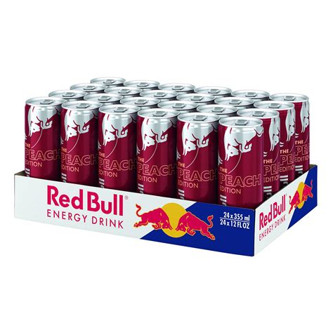 Red Bull Energy Drink Peach Nectarine Fl Oz Count Peach