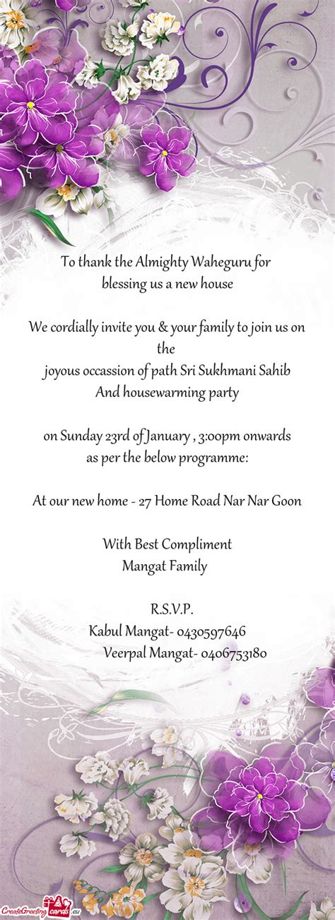 DASTAR BANDI & BIRTHDAY CEREMONY - Free cards