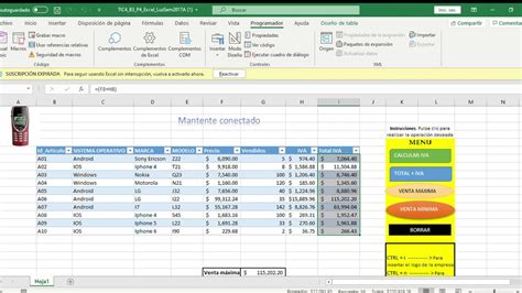 Macros De Excel Youtube