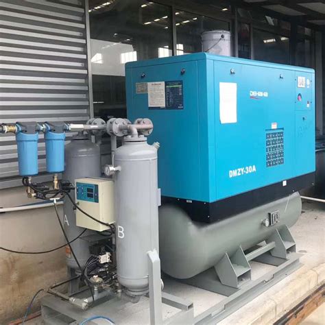 Kw Hp Industrial Combined Screw Air Compressor Stationary Integrated