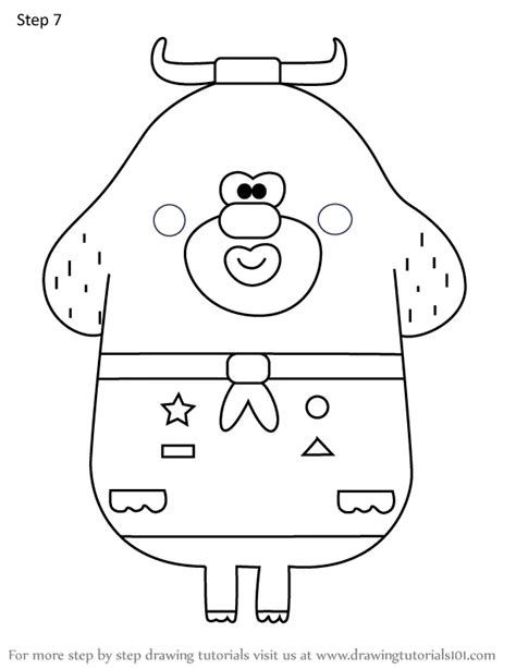 How to Draw Peggee from Hey Duggee (Hey Duggee) Step by Step | DrawingTutorials101.com