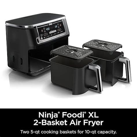 Ninja Dz Foodi Quart In Dualzone Smart Xl Air Fryer With