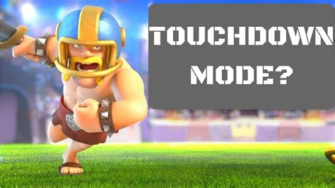 New Updatetouchdown Mode Clash Royale Youtube