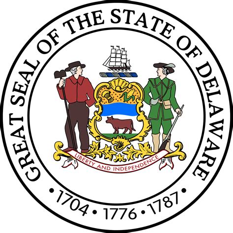 Delaware State Seal PNG & SVG Vector - Freebie Supply