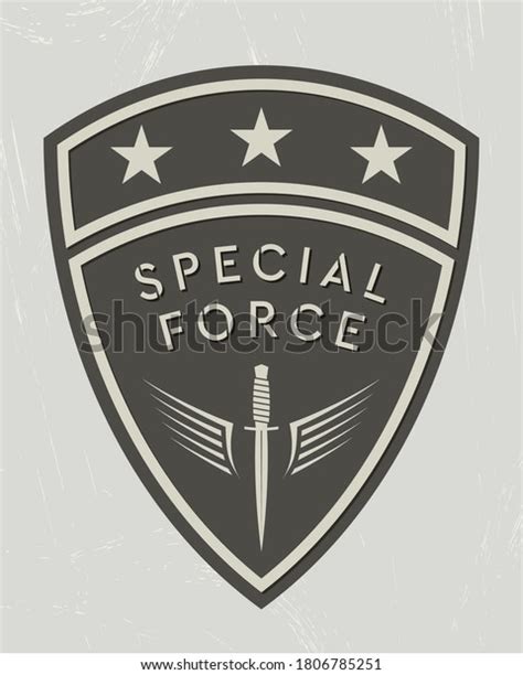 Military Logo Army Patch Design Elements Stock Vector (Royalty Free ...