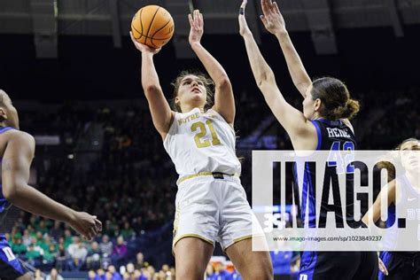 February 05 2023 Notre Dame Forward Maddy Westbeld 21 Shoots The