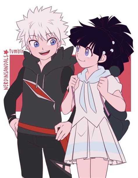 Anime Hxh Pokemon Moon Killua And Alluka Zoldyck Siblings Dressed As