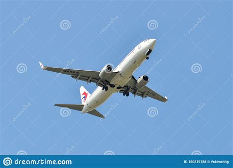 Atterrissage D Avion L A Roport Photo Stock Ditorial Image Du