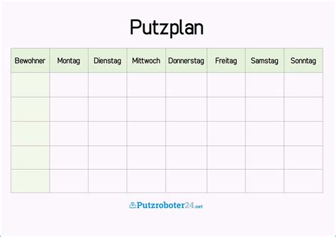 Beste Putzplan Treppenhausreinigung Vorlage Fabelhaft Putzplan