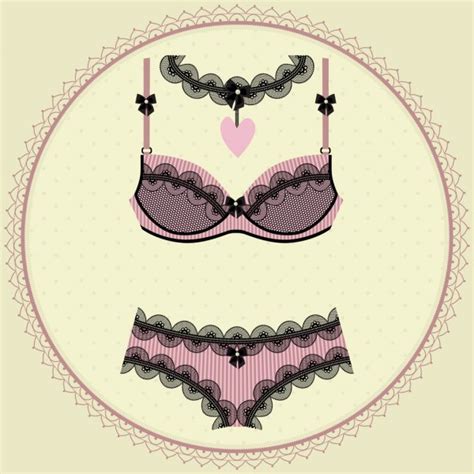 Vintage Lingerie Lace Stock Vector Image By Xenia Ok 62722873