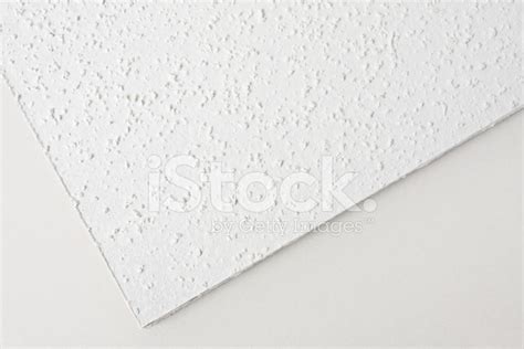 Drywall Ceiling Texture Sample On Unfinished Sheetrock Stock Photo