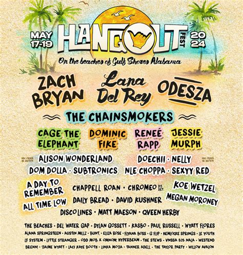 Hangout Fest 2024 Lineup Release Date Rumors - Wendy Joycelin