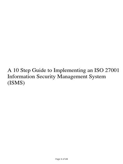 Information Security Management System Pdf