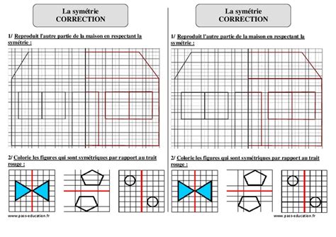 Sym Trie Ce Exercices Corrig S G Om Trie Cycle Pass Education