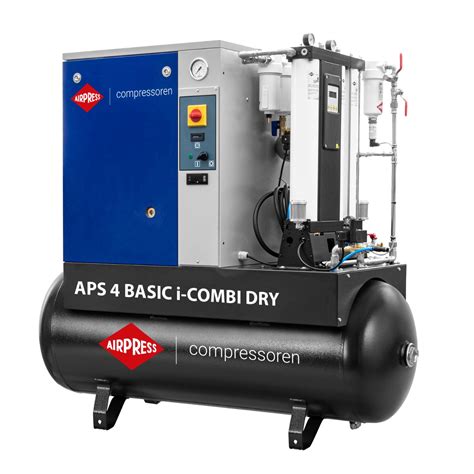 Kompresor śrubowy APS 4 Basic i Combi Dry 10 bar 4 KM 3 kW 366 l min