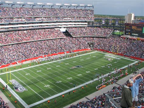 Gillette Stadium - Foxboro, Massachusetts home of the New England Patriots. Boston Patriots ...