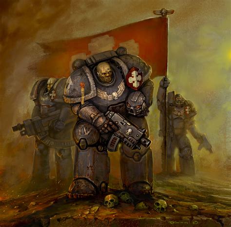 Iron Knights Art By Sam Risoval 40k Gallery