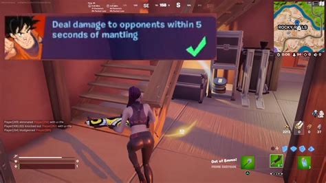 Deal Damage To Opponents Within 5 Seconds Of Mantling Fortnite YouTube