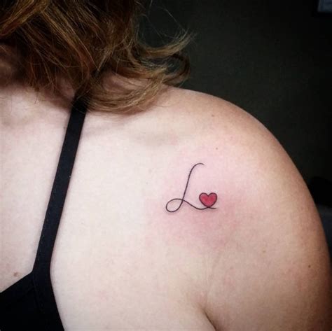 Charming Initial Tattoo Designs Keep A Loved One Closer