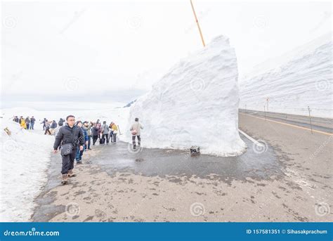 The Snow Corridor Murodo Tateyama Kurobe Alpine Route Japan