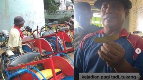 Viral Tukang Becak Dibayar Penumpang Rp 100 Ribu Setelah Dimasukan