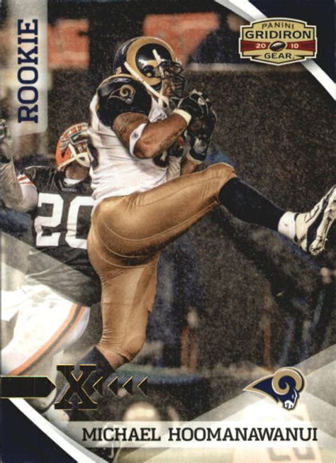 Panini Gridiron Gear Gold X S Football Card Michael