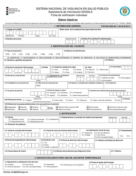 Ficha DE NotificacióN 356 Intento de Suicidio 2019 La ficha de