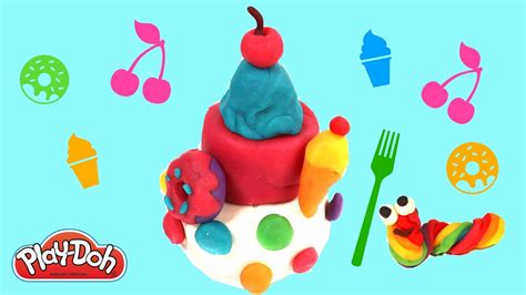 Play Doh Desserts Ice Cream Donuts Cake Playdoh Sweet Cake Party