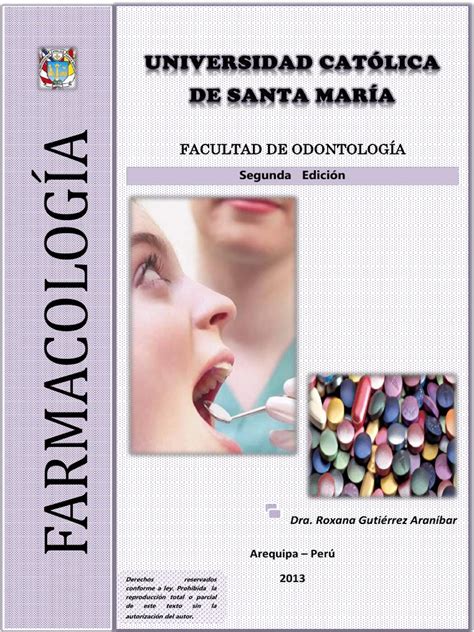 Farmacologia Odontologia Segunda Fase Caratula Pdf