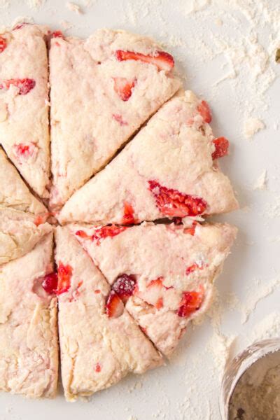 Fresh Strawberry Scones Recipe Girl