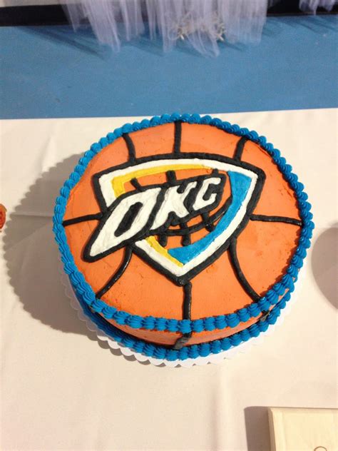 Okc Thunder Grooms Cake Basketball Like The Idea Could Look Much