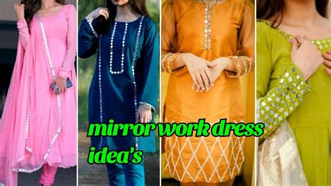 Mirror Work Embroidery Designs Mirror Work Dress Designs Beautiful