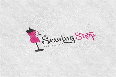 Shop Sewing Logo Creative Logo Templates Creative Market