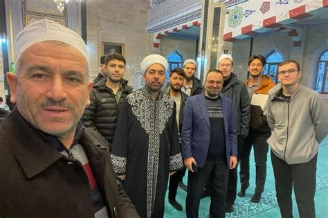 Mevlana Camiinde sabah namazı buluşması Batı Ekspres