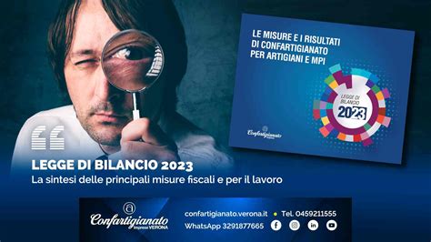 Legge Di Bilancio La Sintesi Delle Principali Misure Fiscali E