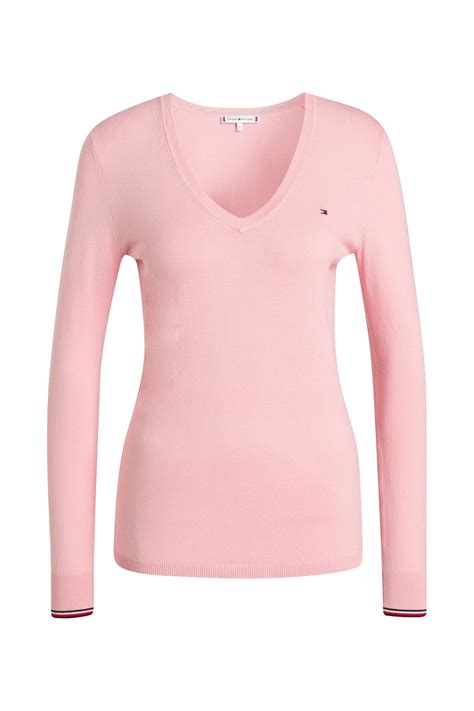 Strickpullover Rosa Tommy Hilfiger Günstig Online Kaufen Outletcity