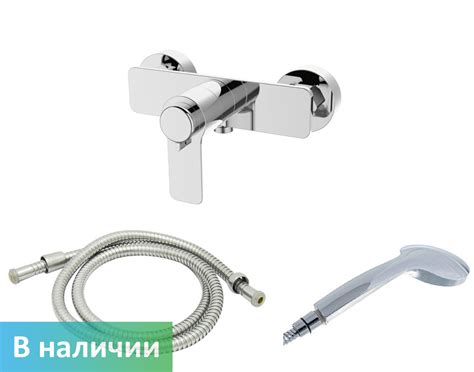 Смеситель настенный рычажный с душевой лейкой и термостатом купить на ...