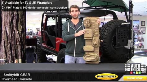 Smittybilt Jeep Wrangler Gear Overhead Console Tj Jk Youtube